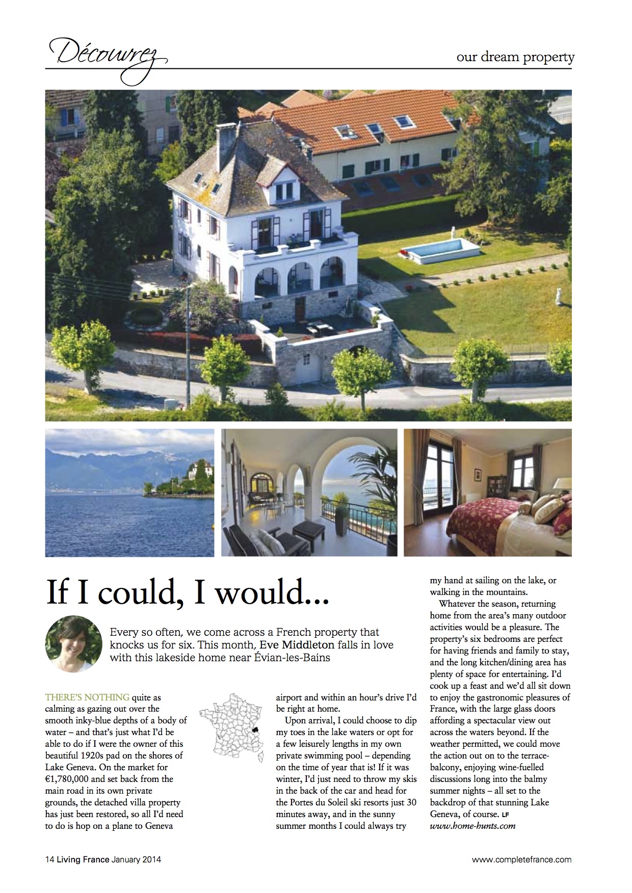 Living France Magazine – Lake Geneva Property