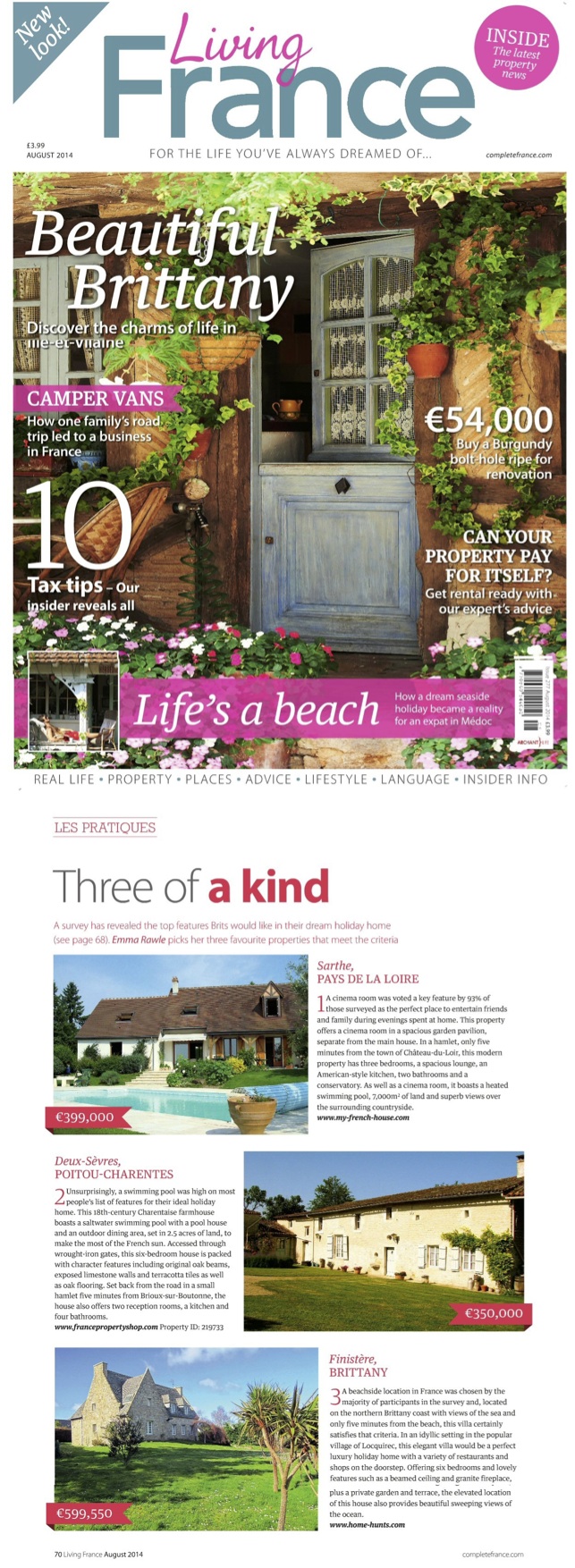 Living France Magazine – Brittany Property