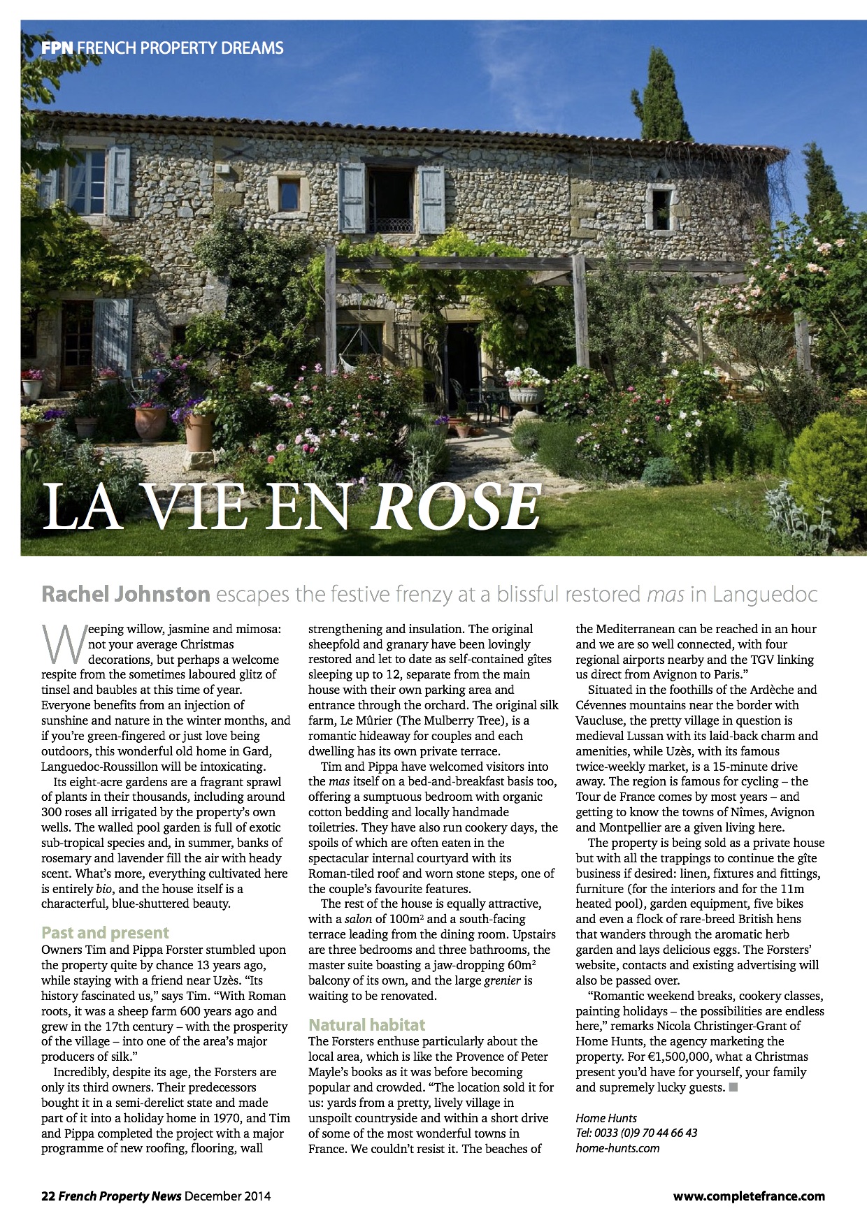 French Property News – Stunning Langeudoc Property