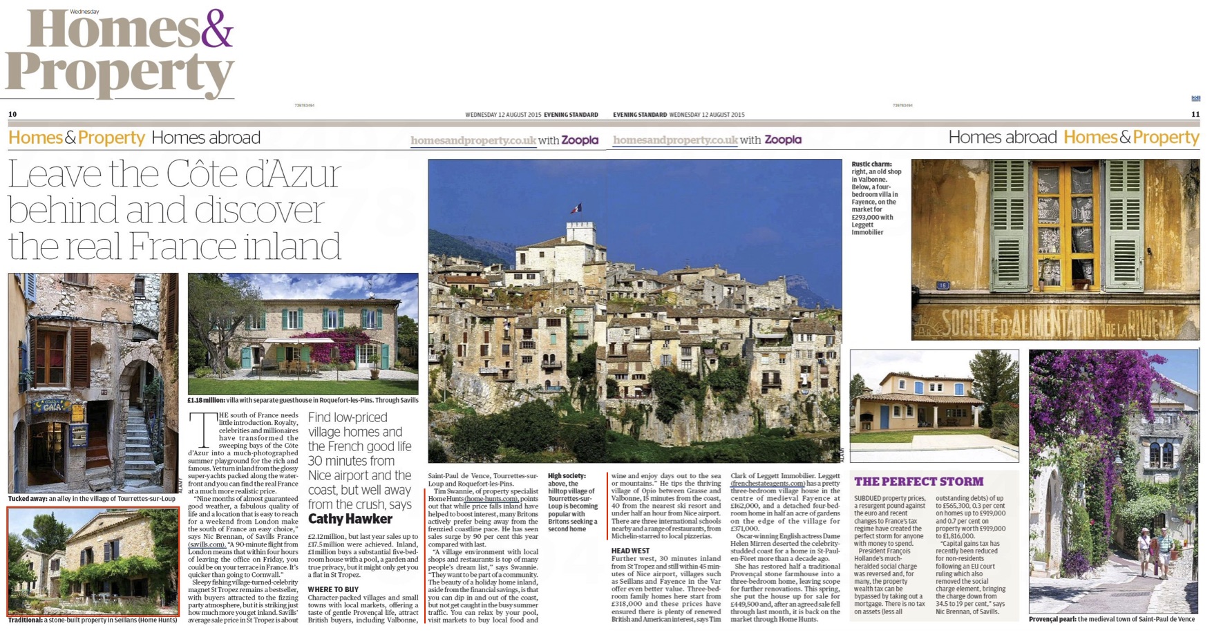 London Evening Standard – Discovering The Riviera