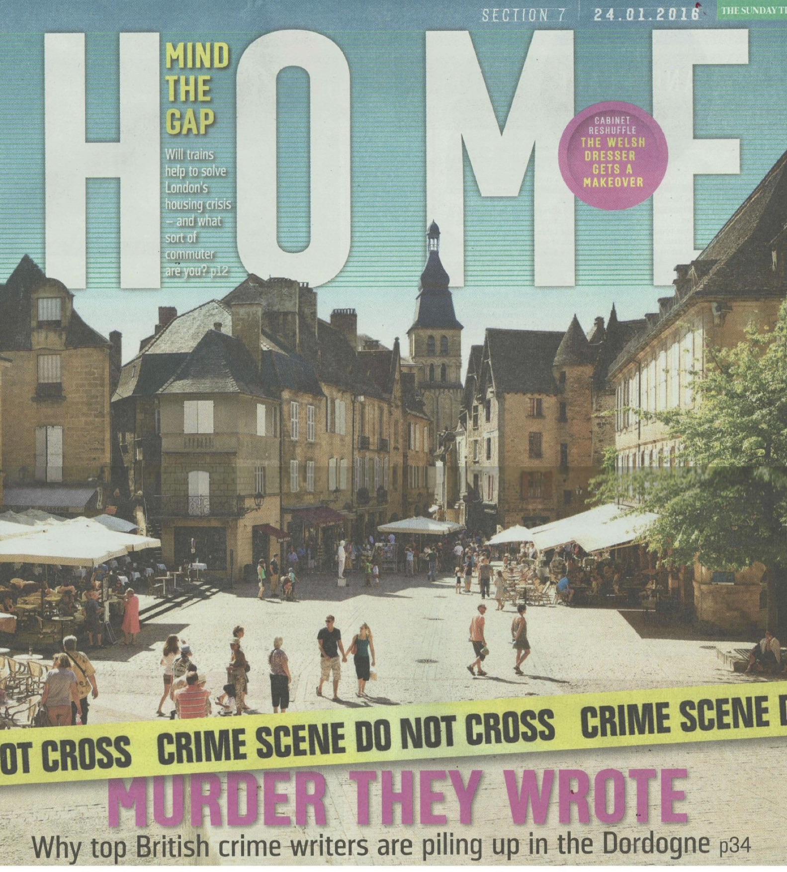 Sunday Times – Murder they wrote… Why top British crime writers are living in the Dordogne