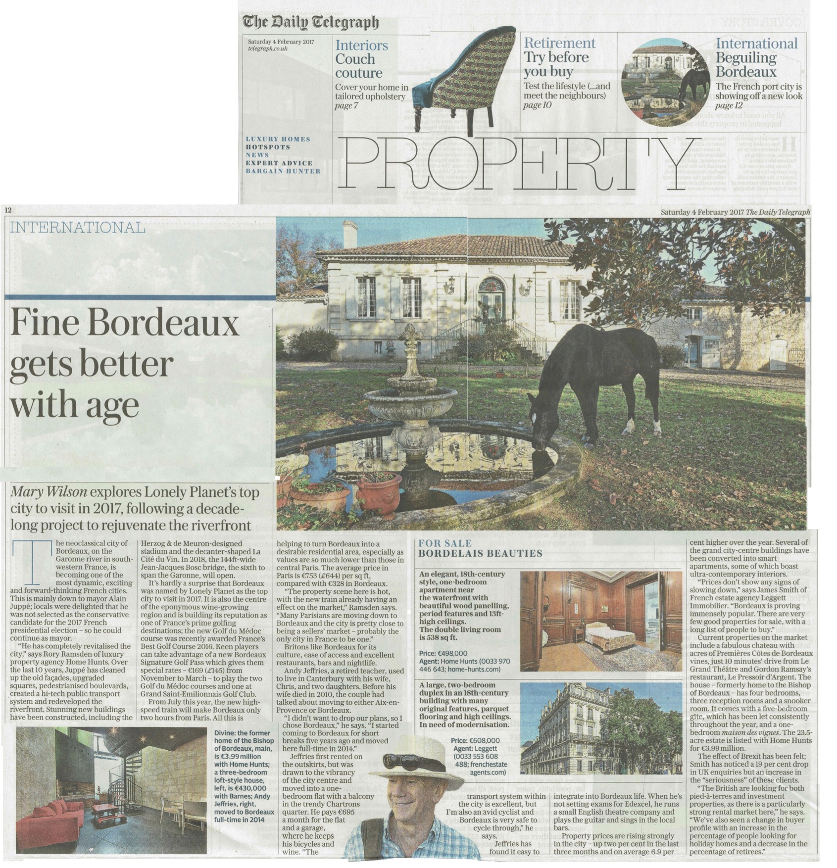 Daily Telegraph – The Bordeaux Property market