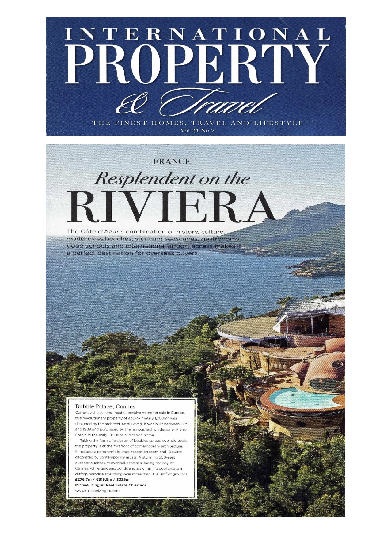 International Property & Travel Magazine – Riviera Property