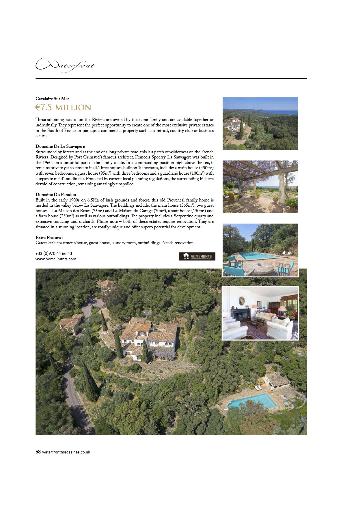 Waterfront Magazine – Stunning estate near Saint Tropez