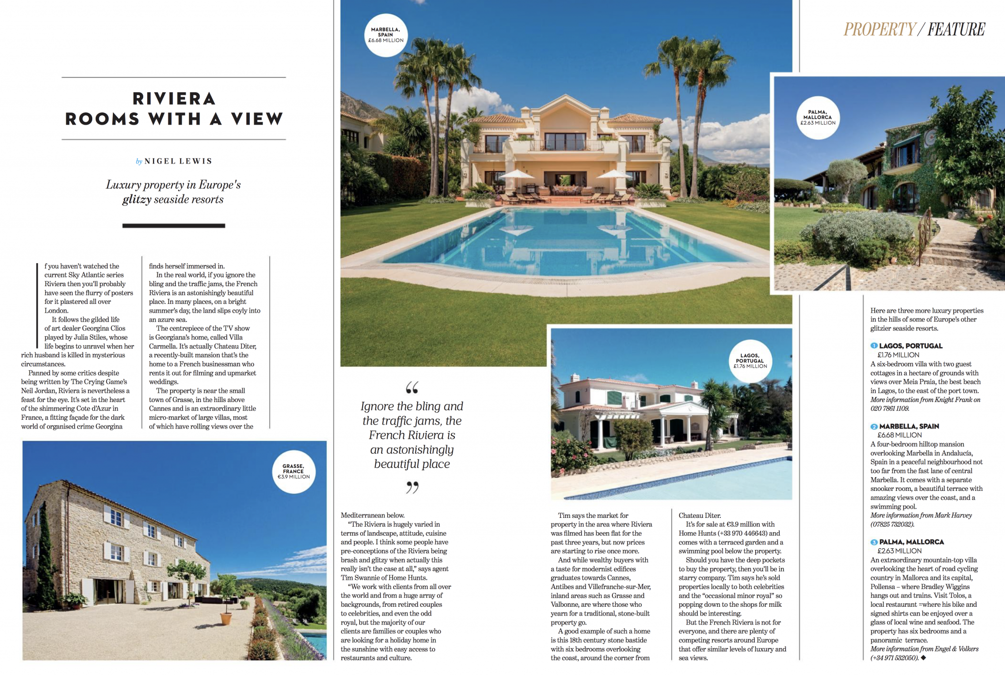 Absolutely Magazine – Riviera property feature