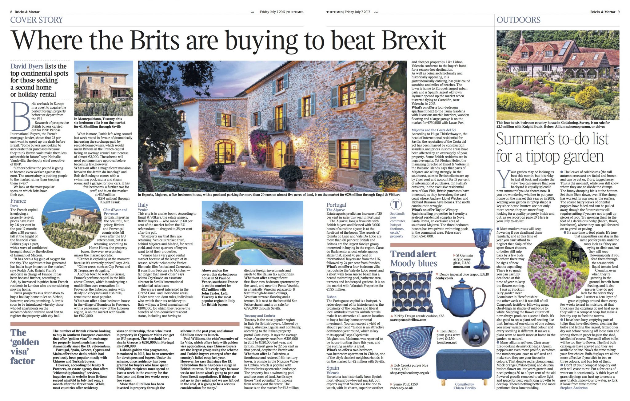 The Times – Where the Brits are buying to beat Brexit