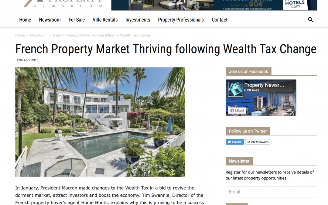 Property Newsroom – French Property market thriving