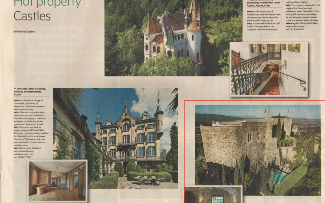 Financial Times – Seven beautiful castles for sale