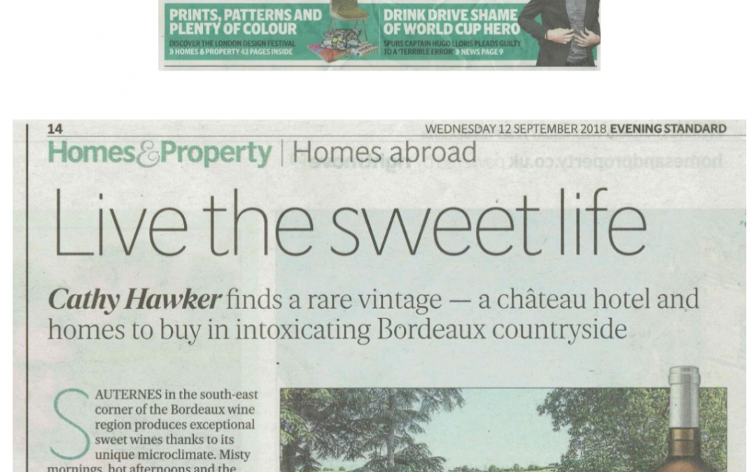 London Evening Standard – Bordeaux Property