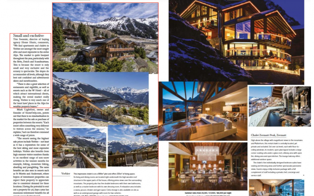 International Property Magazine – Swiss Alps – Verbier Property