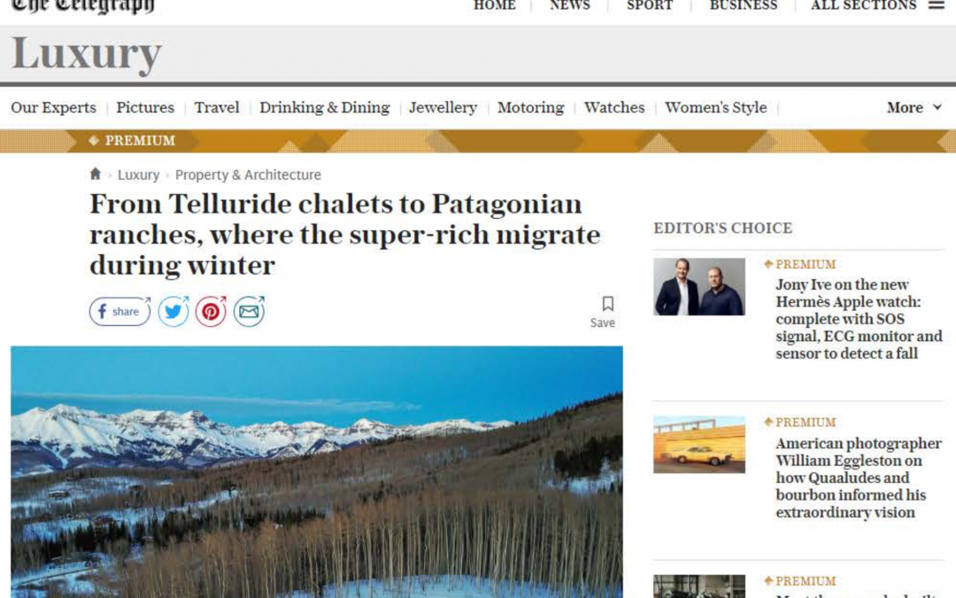 Daily Telegraph – Where the super-rich migrate in the winter