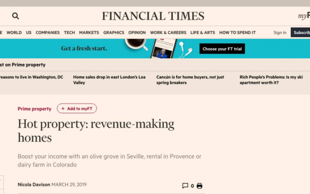 Financial Times – Investment property with income
