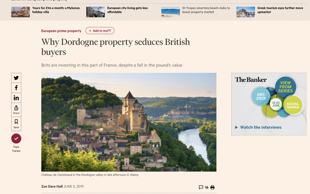 Financial Times – Dordogne Property