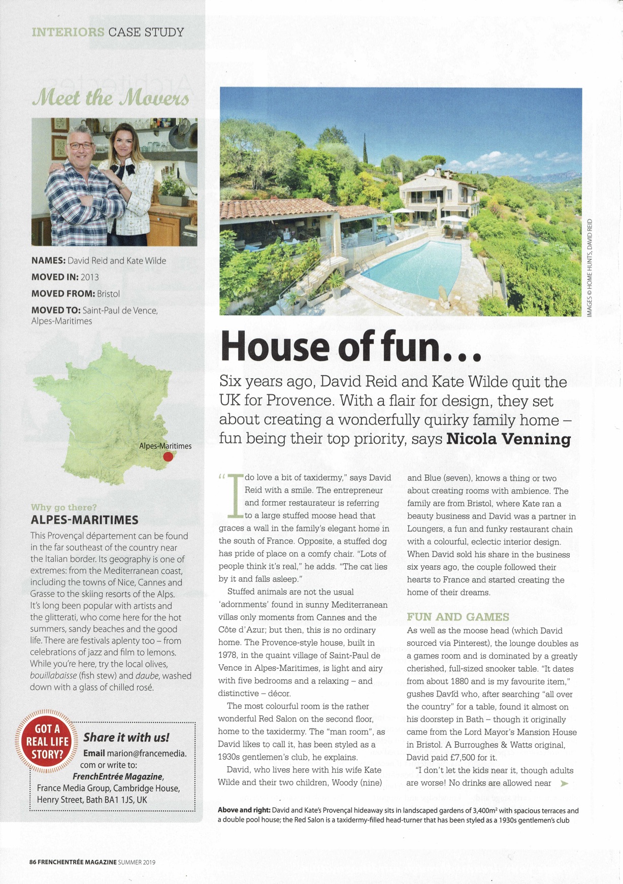 French Entree Magazine French Riviera Property HomeHunts
