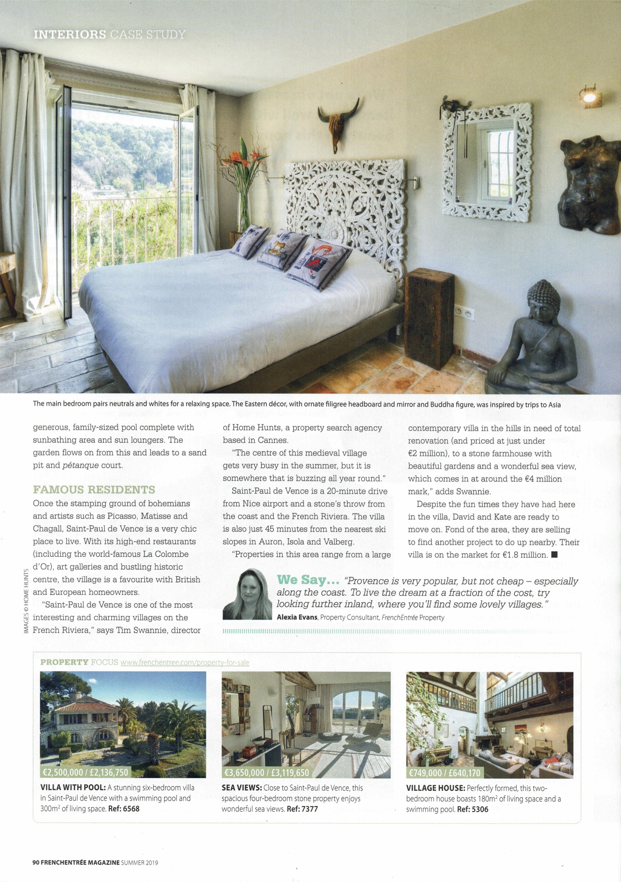 French Entree Magazine French Riviera Property HomeHunts