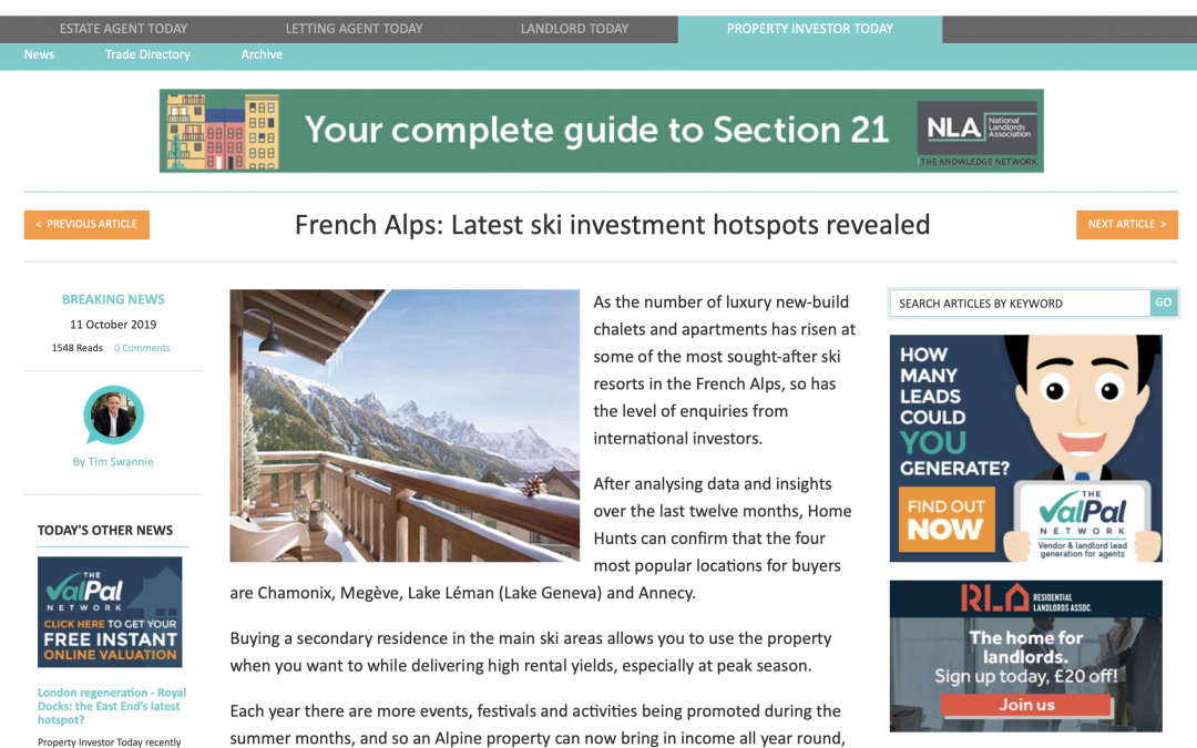 Property Investor Today – French Alps Property