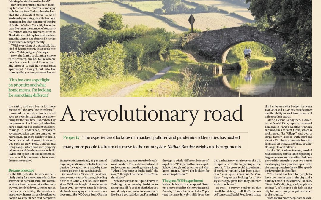 Financial Times – Moving to a rural property