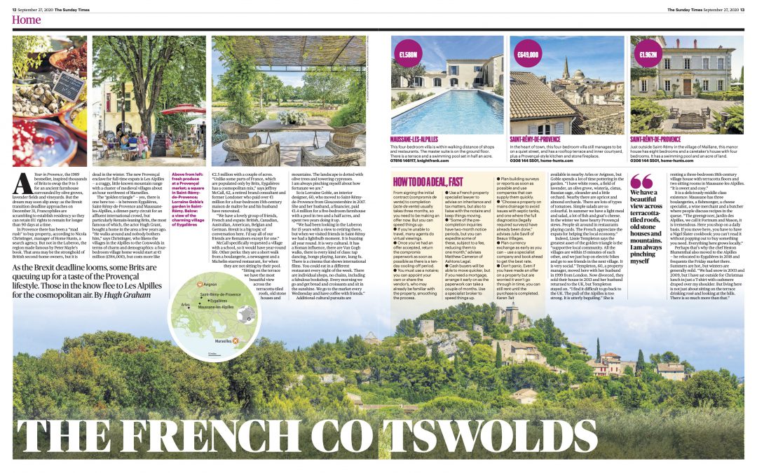 Sunday Times – The Alpilles, The French Cotswolds