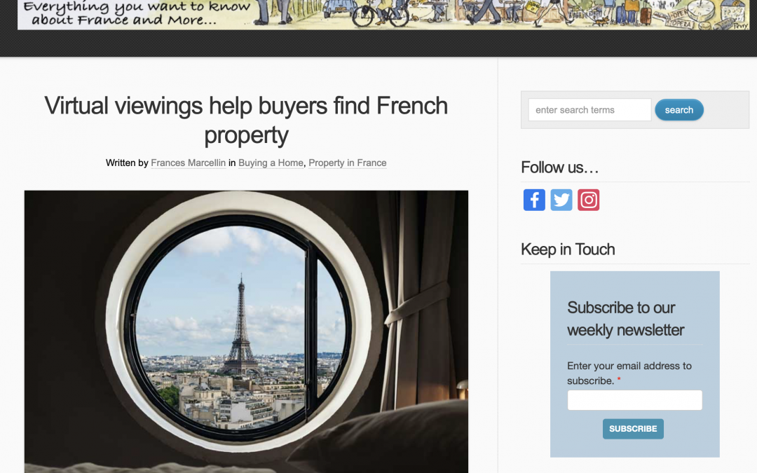 French Property and Virtual Viewings