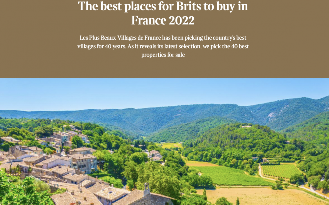 Sunday Times – The best properties in France