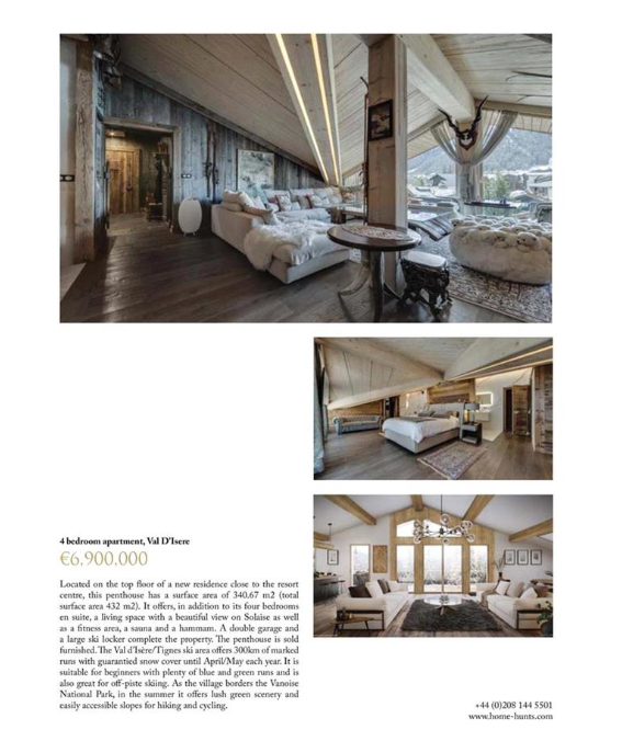 Waterfront Magazine – Val d’Isere Chalet