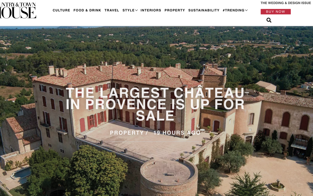 Country and Townhouse – Largest Chateau in Provence