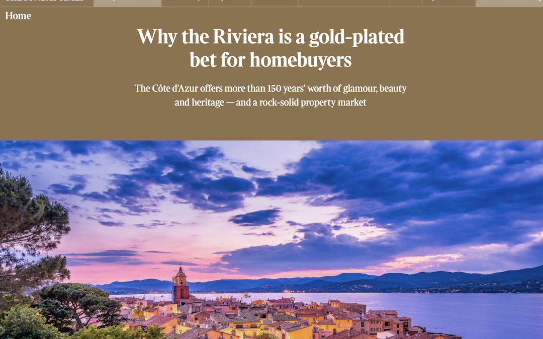 Sunday Times – French Riviera Property Market
