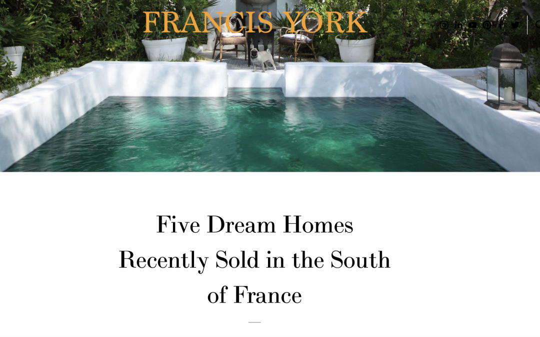 Five Dream homes we recently helped clients to buy